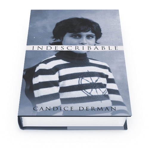 Indescribable. Given just a contact sheet of the author as a child, we designed this jacket for actress Candice Derman's critically acclaimed harrowing memoir of sexual abuse.