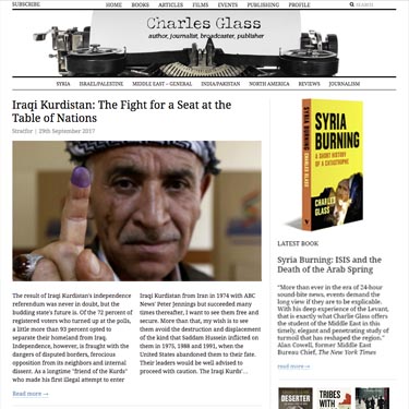 We redesigned Charles's site with a journalistic theme to showcase his books, publishing imprint and published articles. Through our built in MailChimp integration each new article is automatically posted to Charles' subscribers.