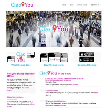 CiaoYou is a cross platform app that allows you to connect with someone you have just seen somewhere… or someone you see regularly. e-Digital Design worked with the client from concept to market place delivering a responsive site with client-side management.